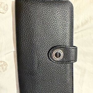 Stylish Black Pebbled Leather Wallet